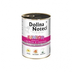 DOLINA NOTECI PREMIUM JUNIOR Z SERCAMI INDYKA 400G